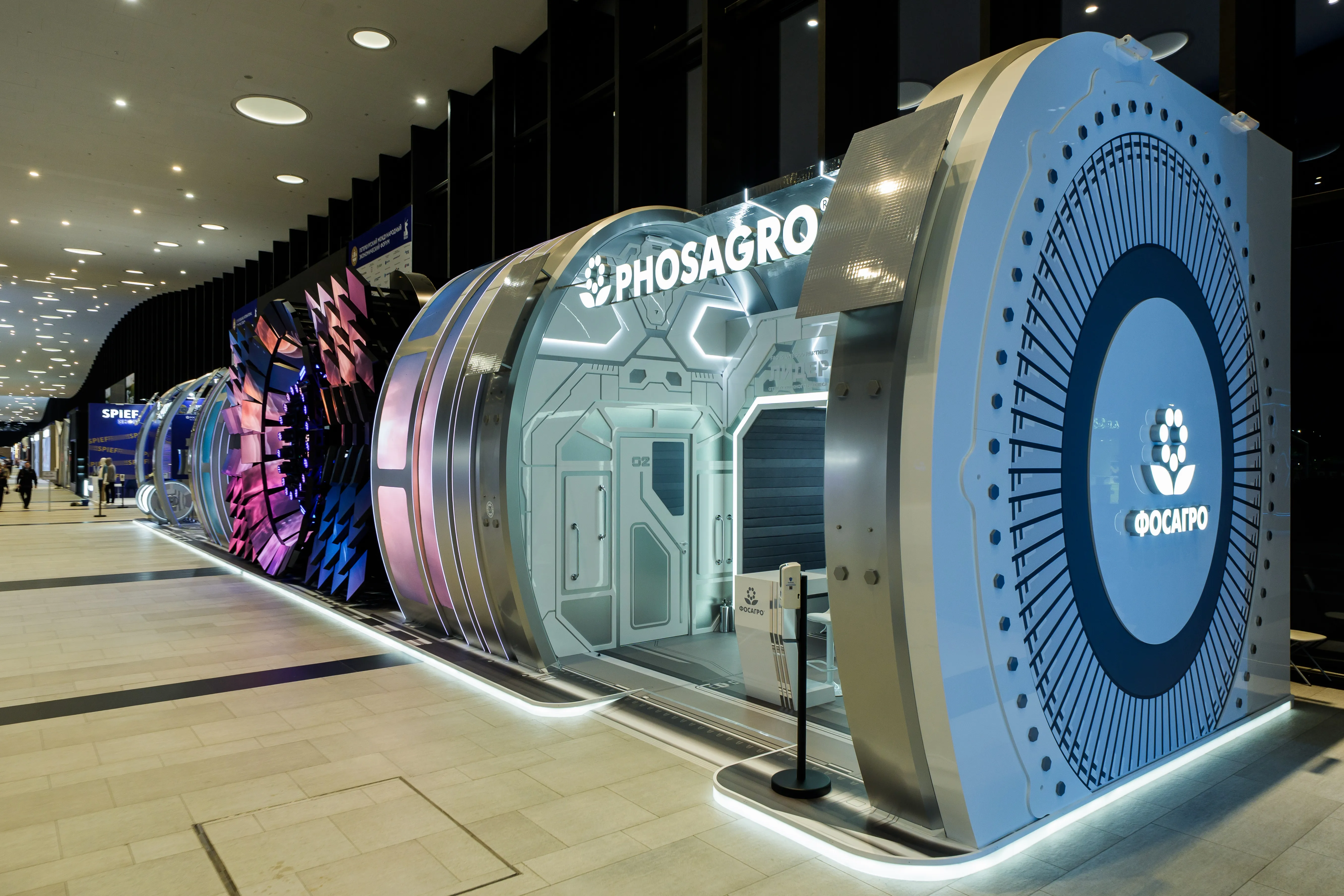 Выставочный стенд для ПАО «ФОСАГРО»
